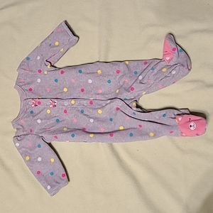 3 for $15 Baby Girls Child of mine made by Carters Polka-dot fleece Onesie
